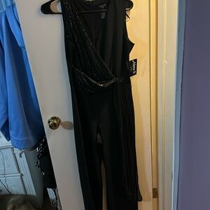 NWT black jumpsuit formal dressy